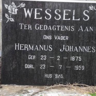 WESSELS Hermanus Johannes 1875-1959