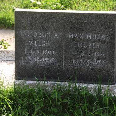 WELSH Jacobus A. 1908-1947 :: JOUBERT Maximillian 1926-1977