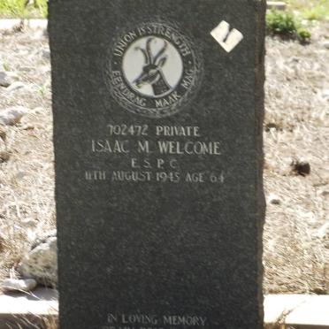 WELCOME Isaac M. -1945