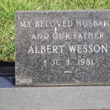 WESSON Albert -1981