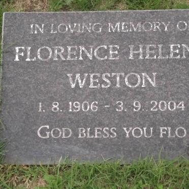 WESTON Florence Helena 1906-2004
