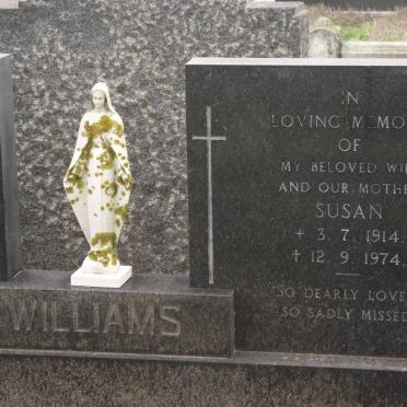 WILLIAMS Harold 1910-1979 &amp; Susan 1914-1974