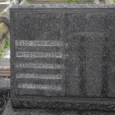 WITZENHAUSEN Else Anna Marla 1905-1950