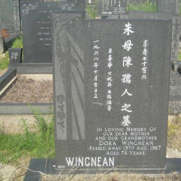 WINGNEAN Dora -1967