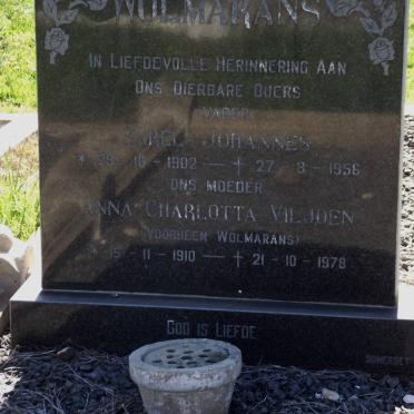WOLMARANS Sarel Johannes 1902-1956 :: VILJOEN Anna Charlotta formerly WOLMARANS 1910-1978