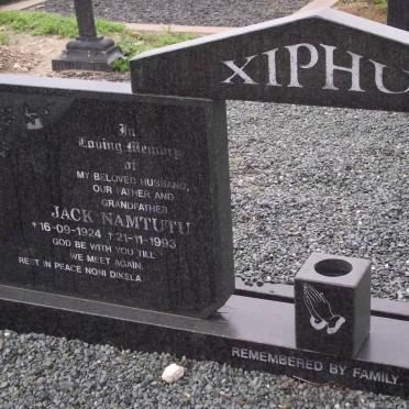 XIPHU Jack Namtutu 1924-1993