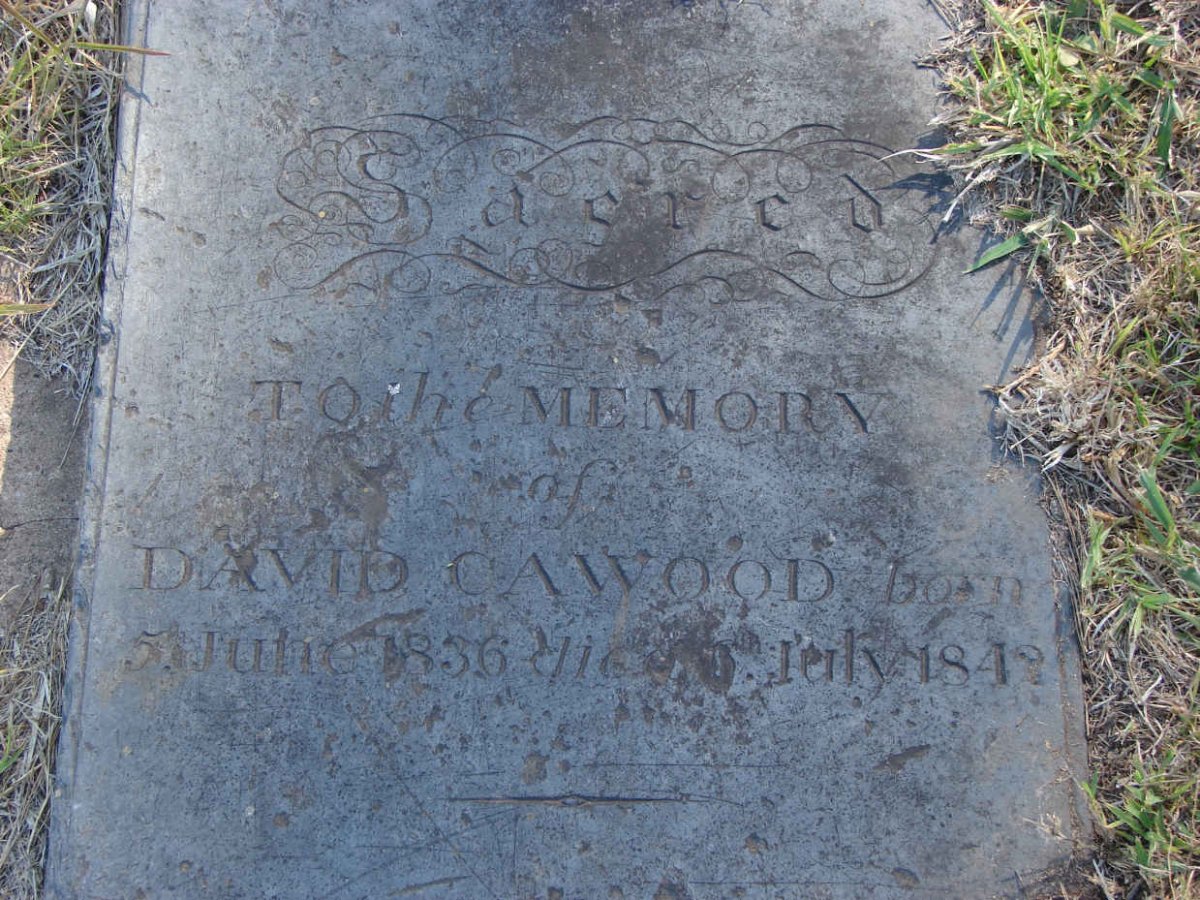 CAWOOD David 1836-1842
