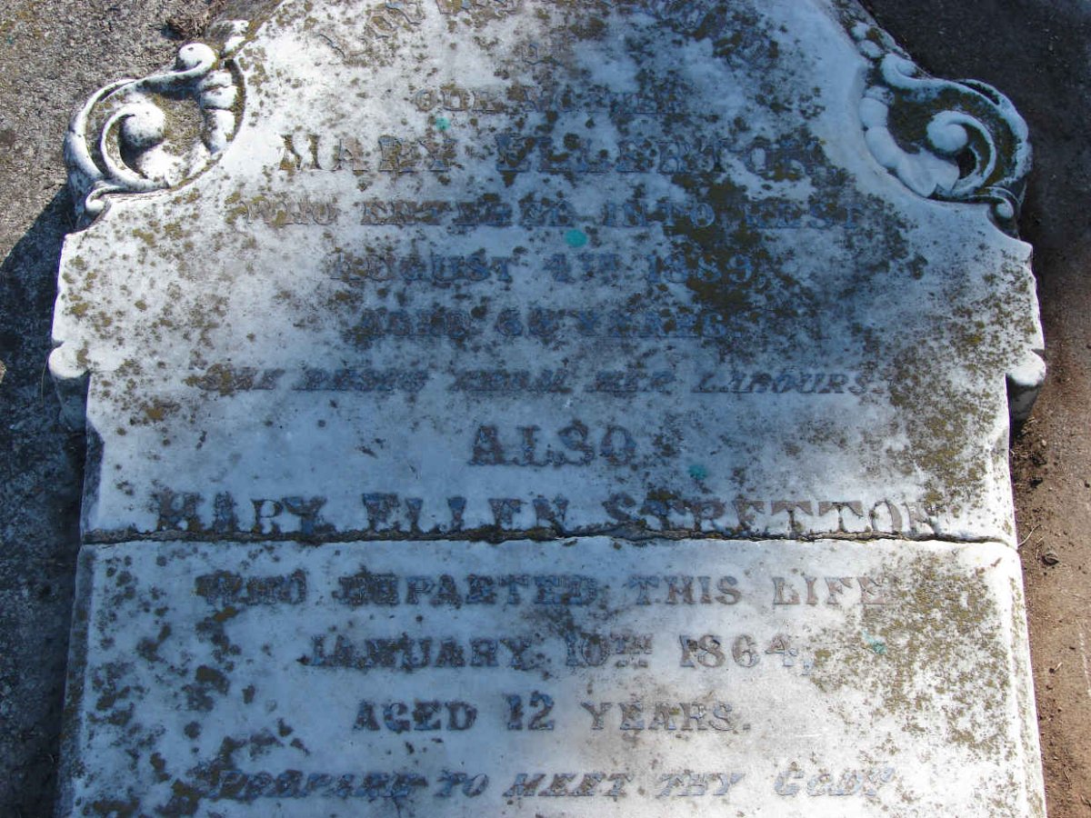 ELLERTON Mary -1889 :: STRETTON Mary Ellen -1864