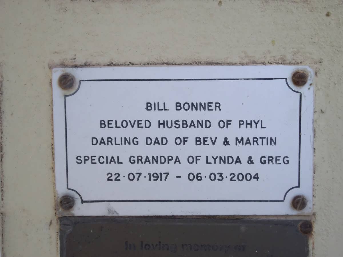 BONNER Bill 1917-2004