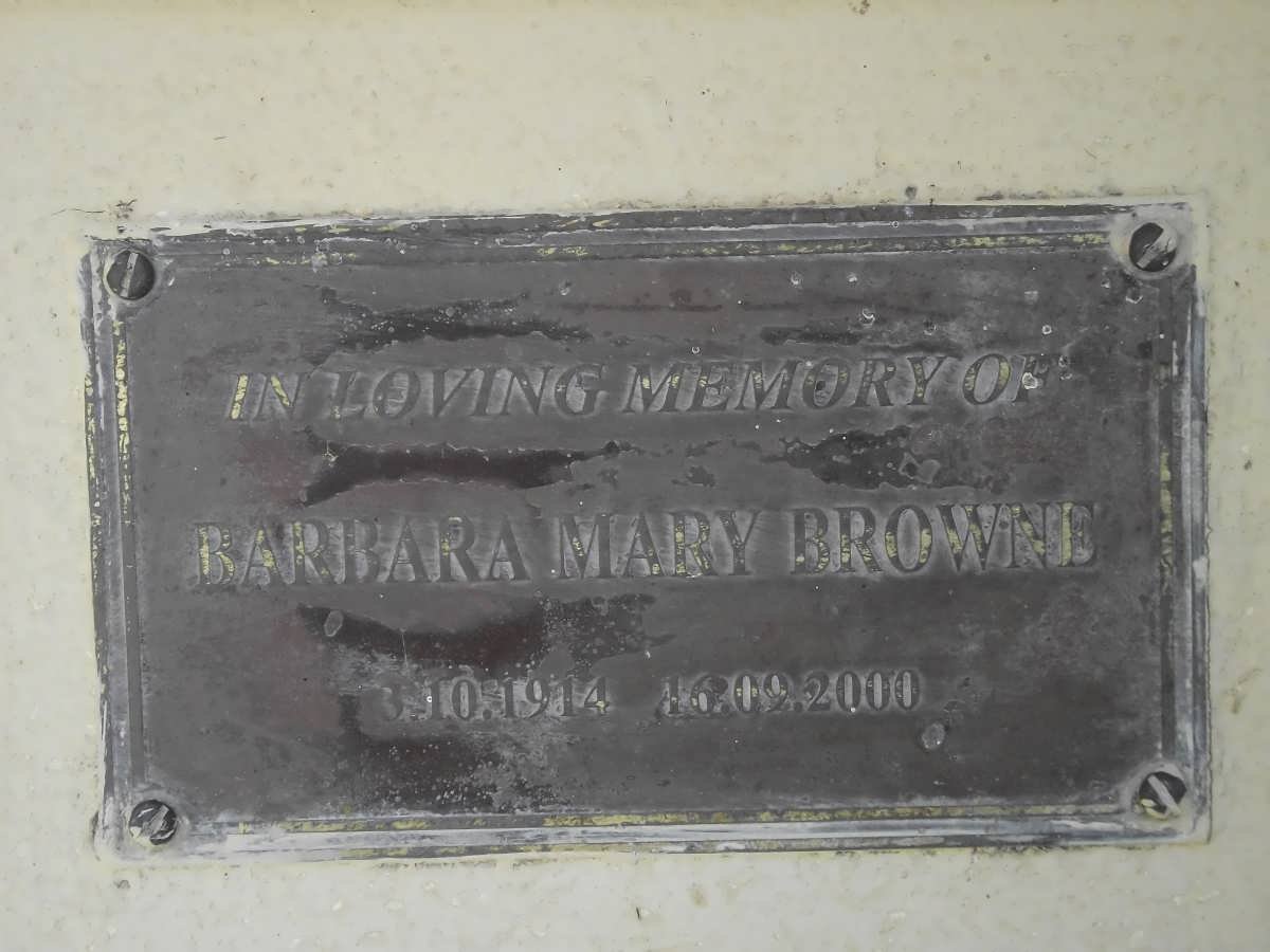 BROWNE Barbara Mary 1914-2000