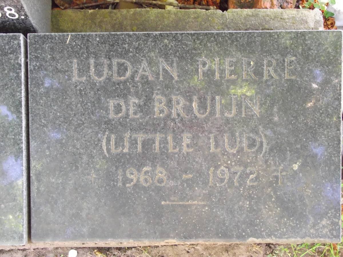 BRUIJN Ludan Pierre, de 1968-1972