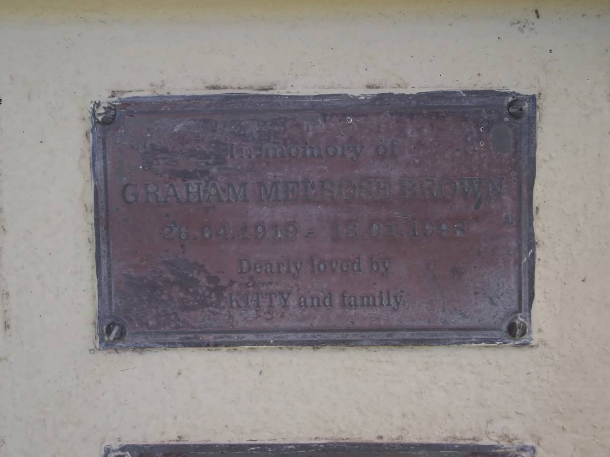 BROWN Graham Melrose 1919-1998