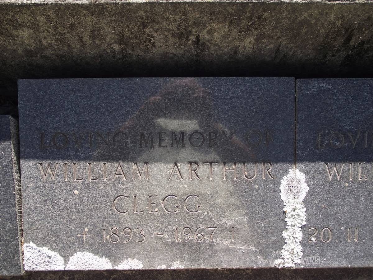 CLEGG William Arthur 1893-1967