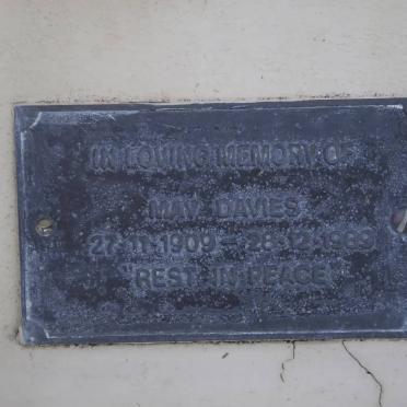 DAVIES May 1909-1989