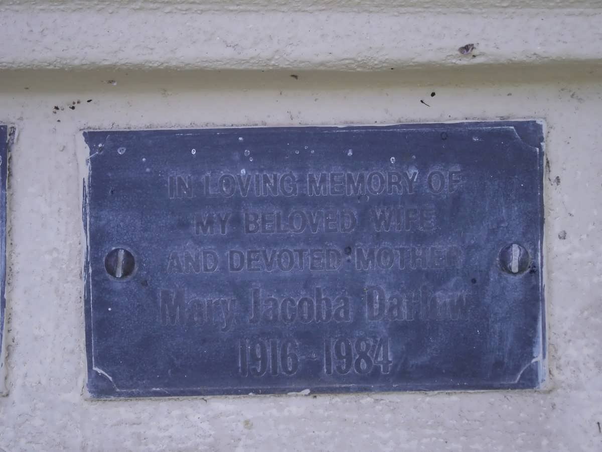 DANLOW Mary Jacoba 1916-1984
