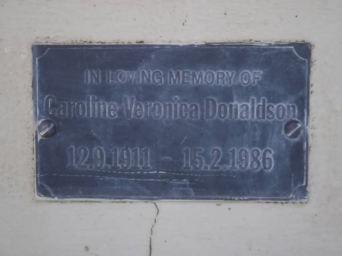 DONALDSON Caroline Veronica 1911-1986