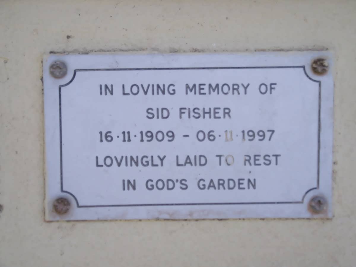 FISHER Sid 1909-1997