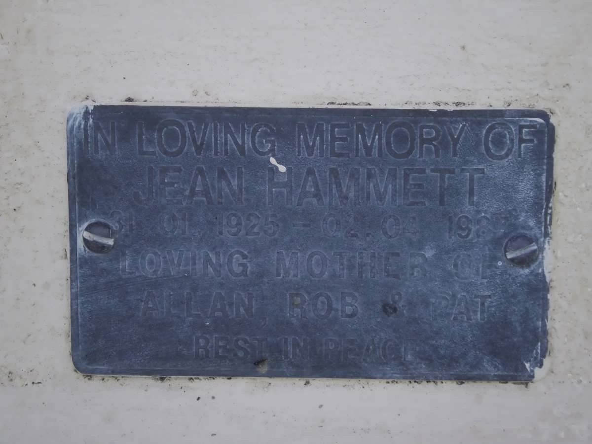 HAMMETT Jean 1925-1987