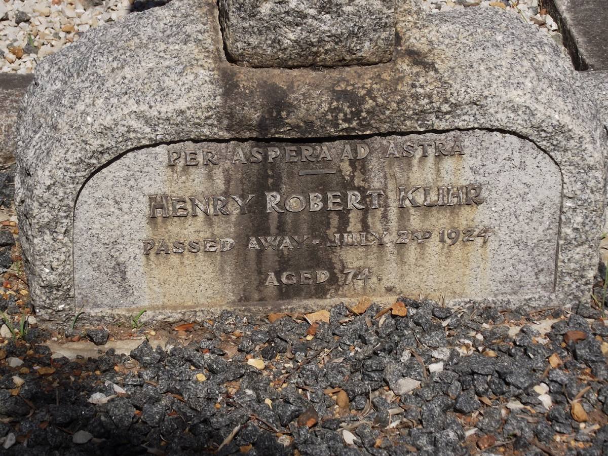 KUHR Henry Robert -1924