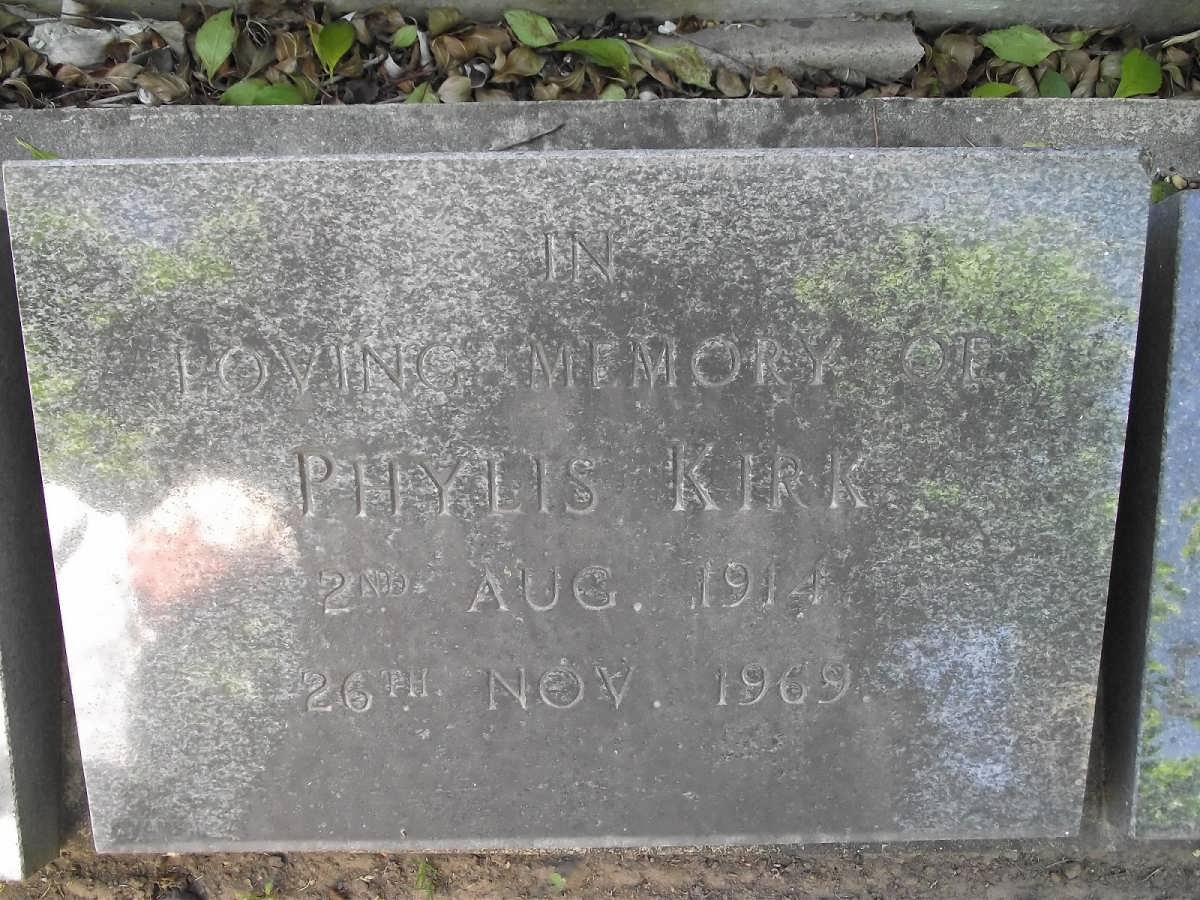 KIRK Phylis 1914-1969