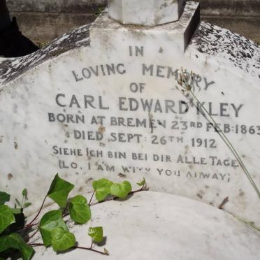 KLEY Carl Edward 1863-1912