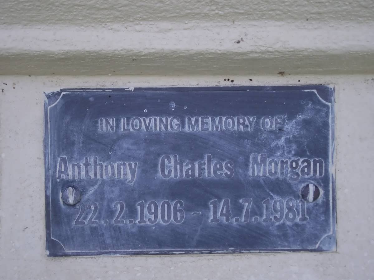 MORGAN Anthony Charles 1906-1981