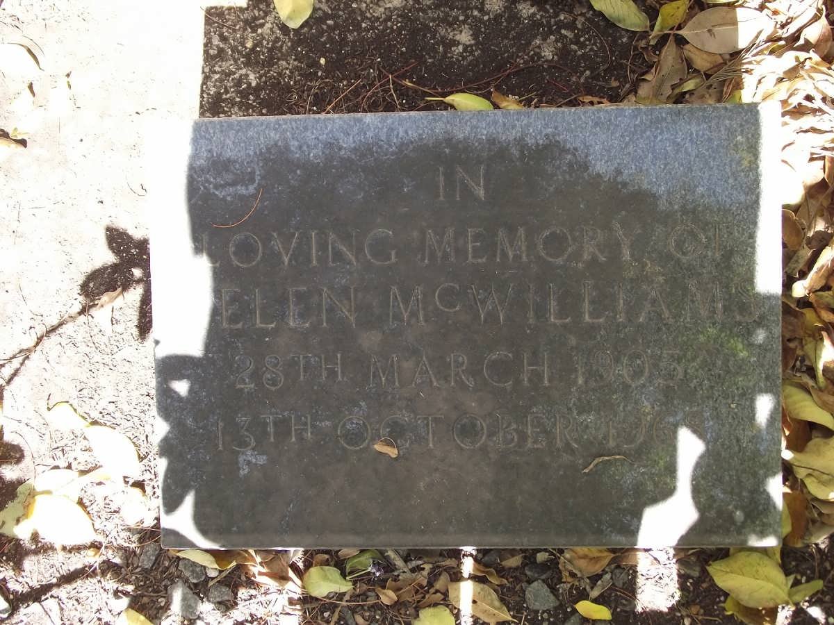 Mc WILLIAMS Helen 1905-1968