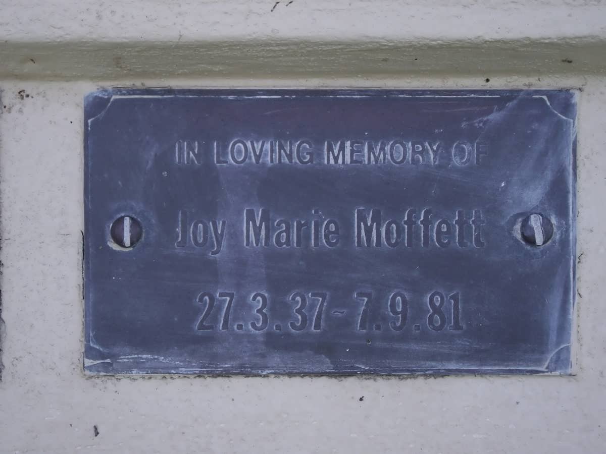 MOFFETT Joy Marie 1937-1981