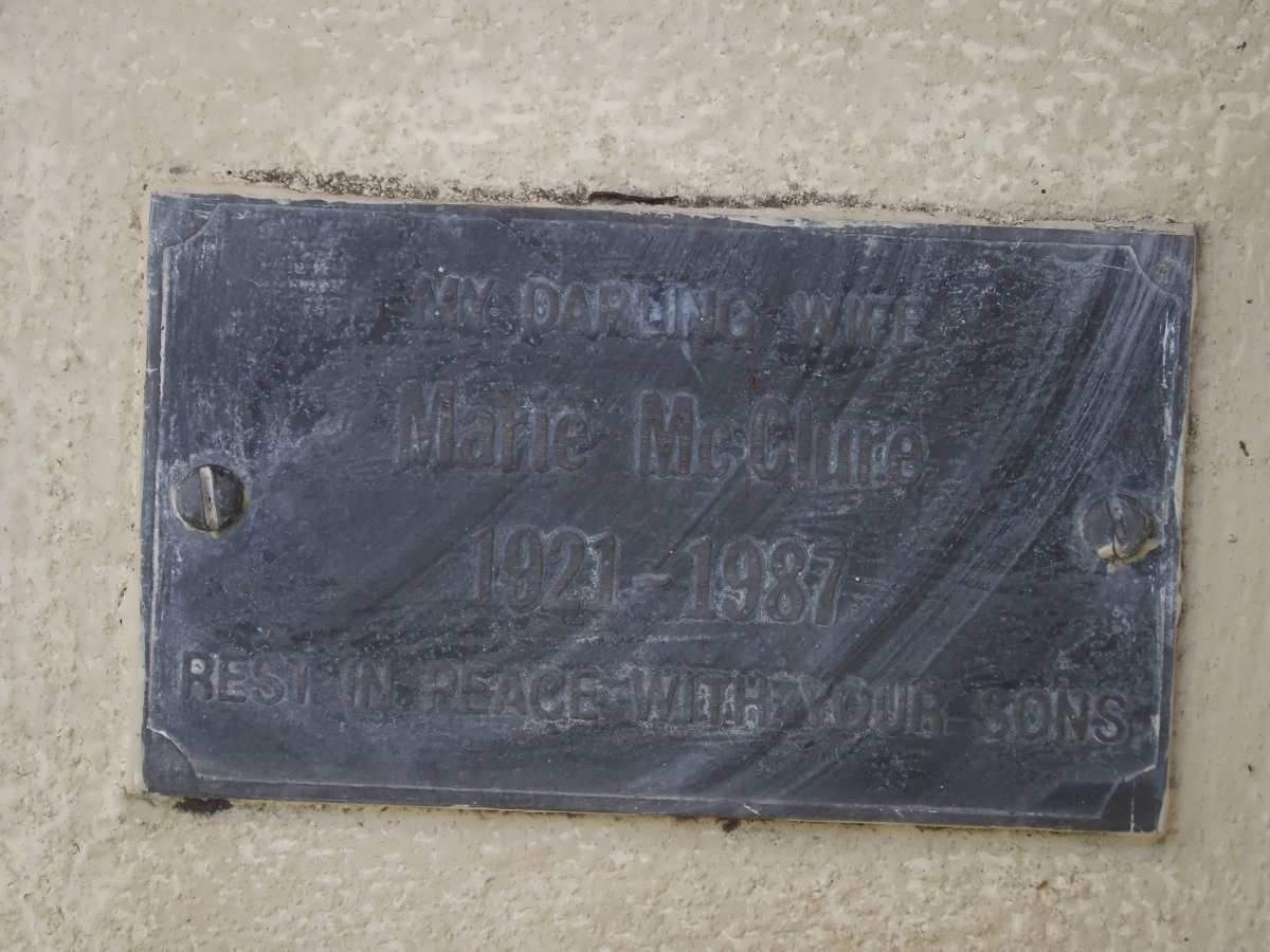 Mc CLURE Marie 1921-1987