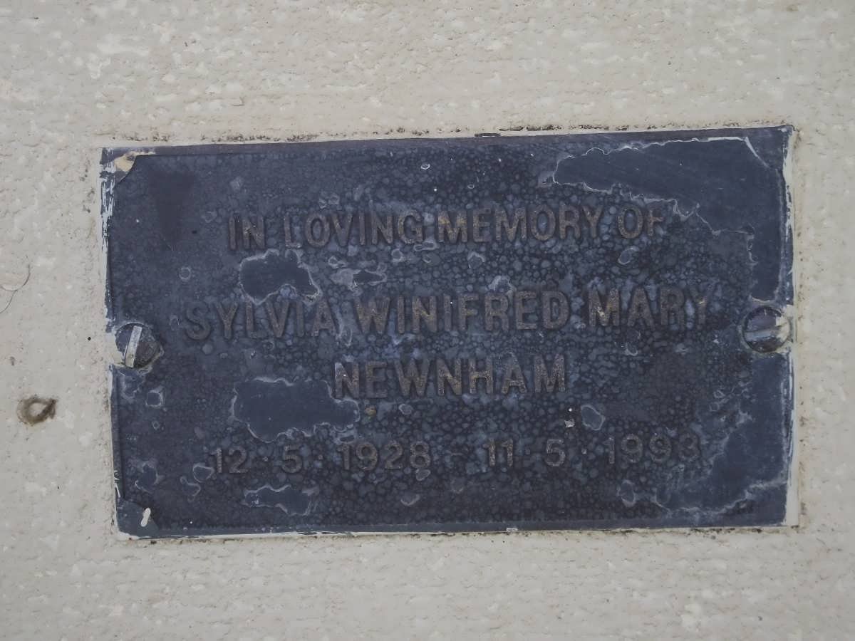 NEWNHAM Sylvia Winifred Mary 1928-1993
