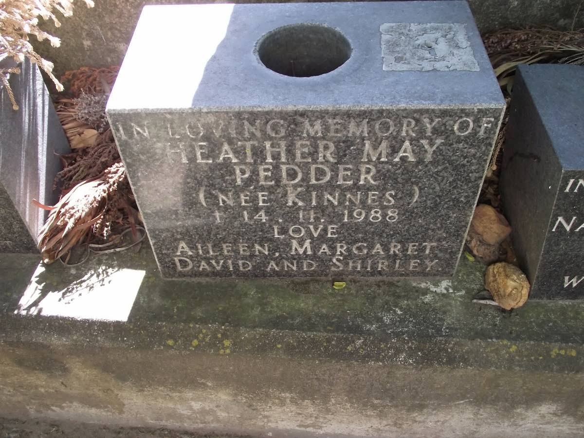 PEDDER Heather May nee KINNES -1988
