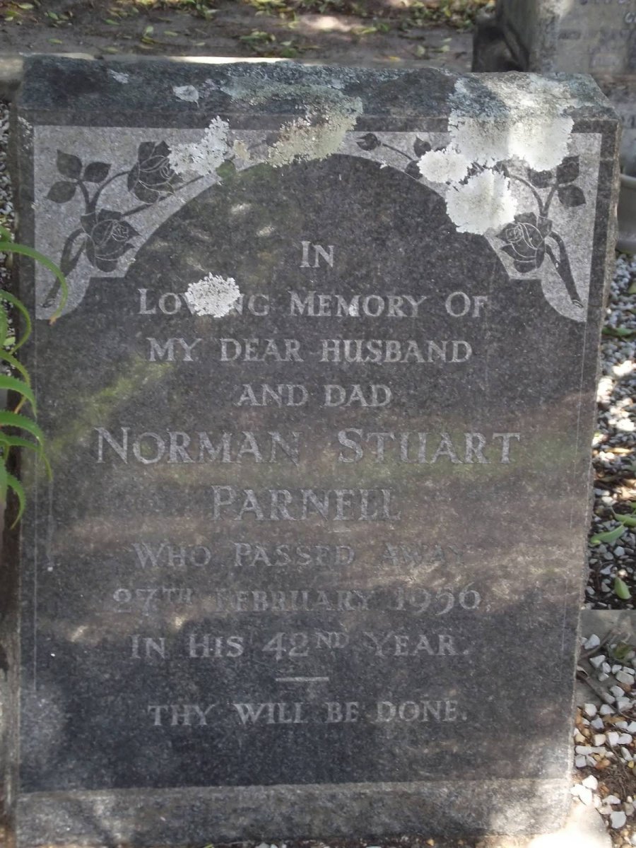 PARNELL Norman Stuart -1956