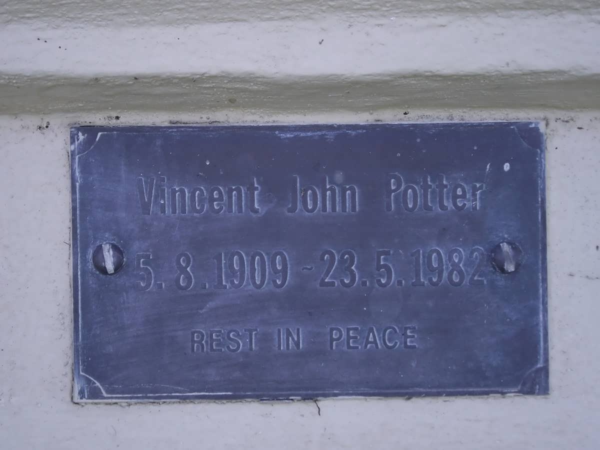 POTTER Vincent John 1909-1982