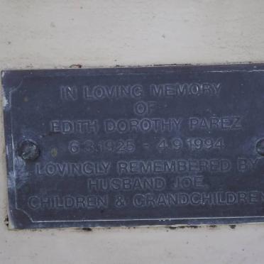 PAREZ Edith Dorothy 1925-1994