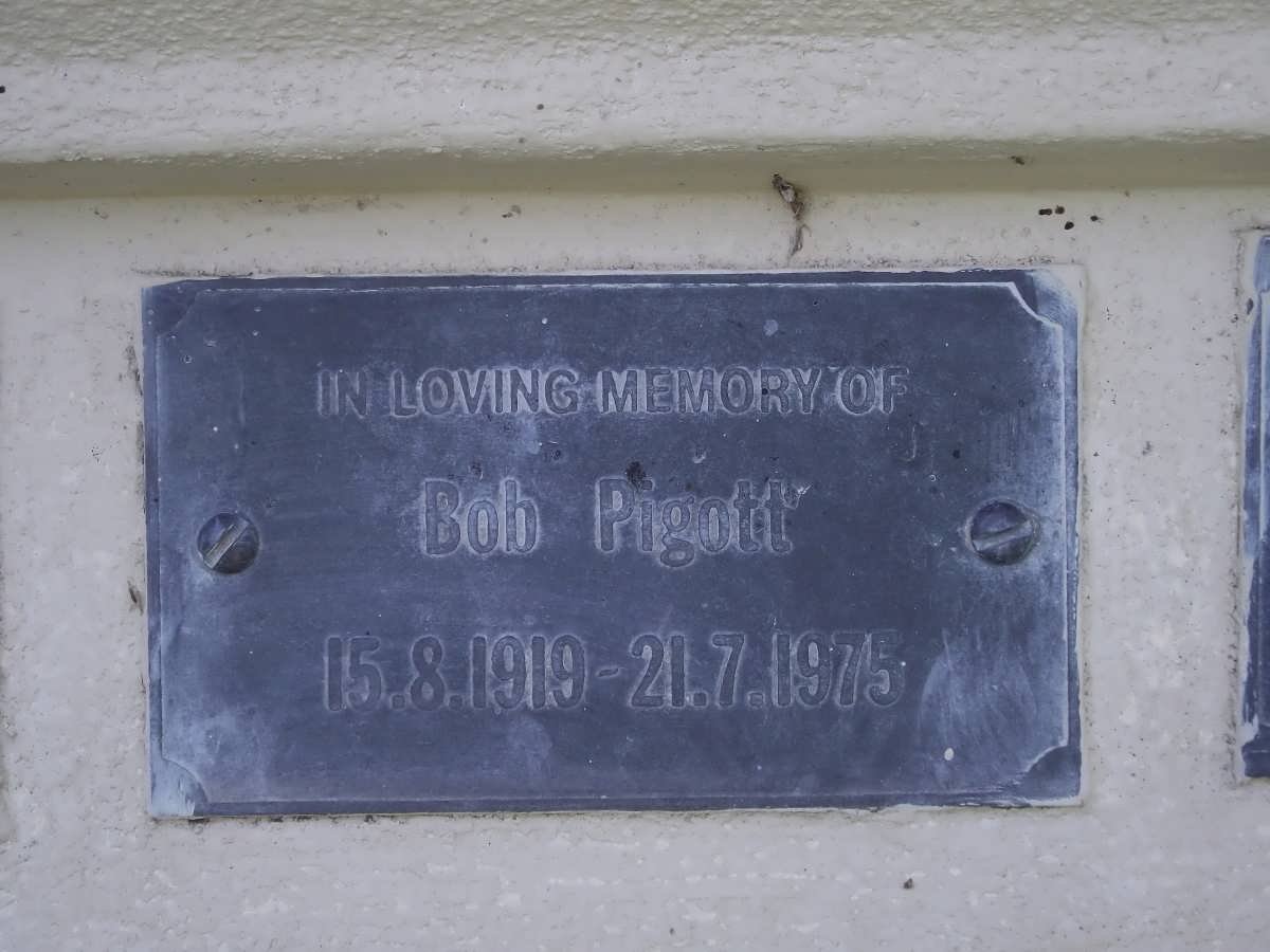 PIGOTT Bob 1919-1975