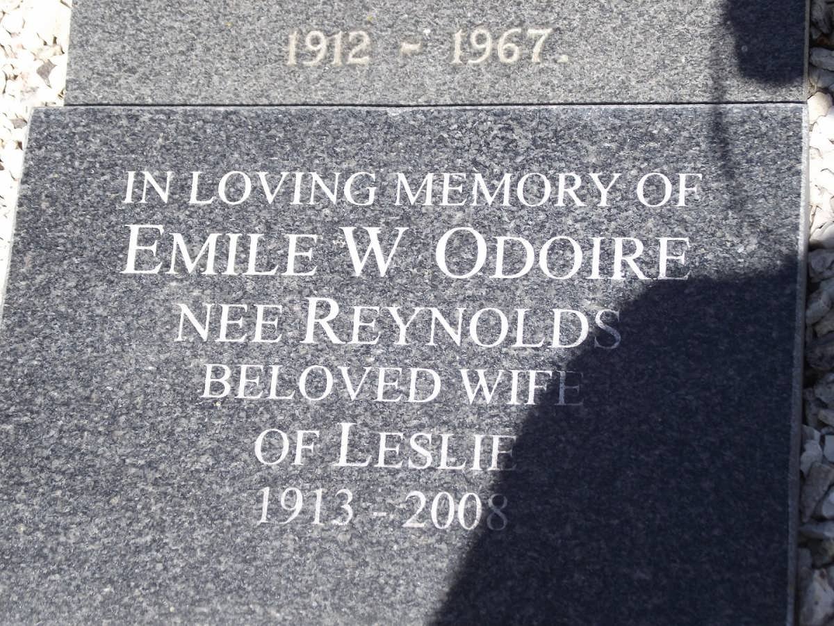 ODOIRE Emile W. nee REYNOLDS 1913-2008