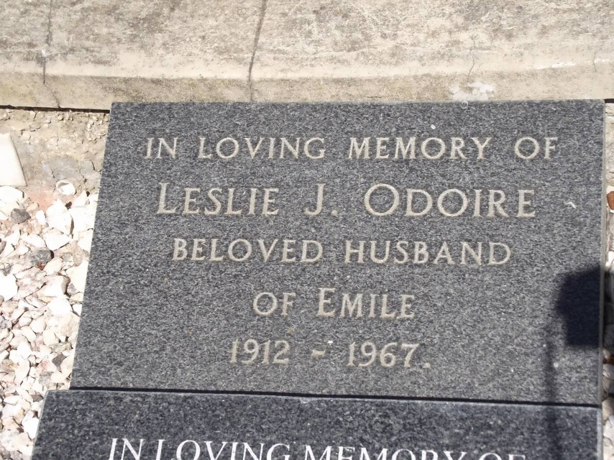 ODOIRE Leslie J. 1912-1967