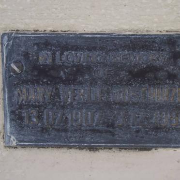 OOSTHUIZEN Mary Verle 1907-1991