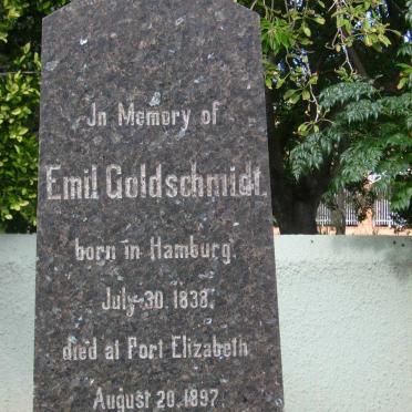 GOLDSCHMIDT Emil 1838-1897