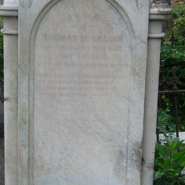McGREGOR Thomas -187? &amp; Annie Amelia -18??