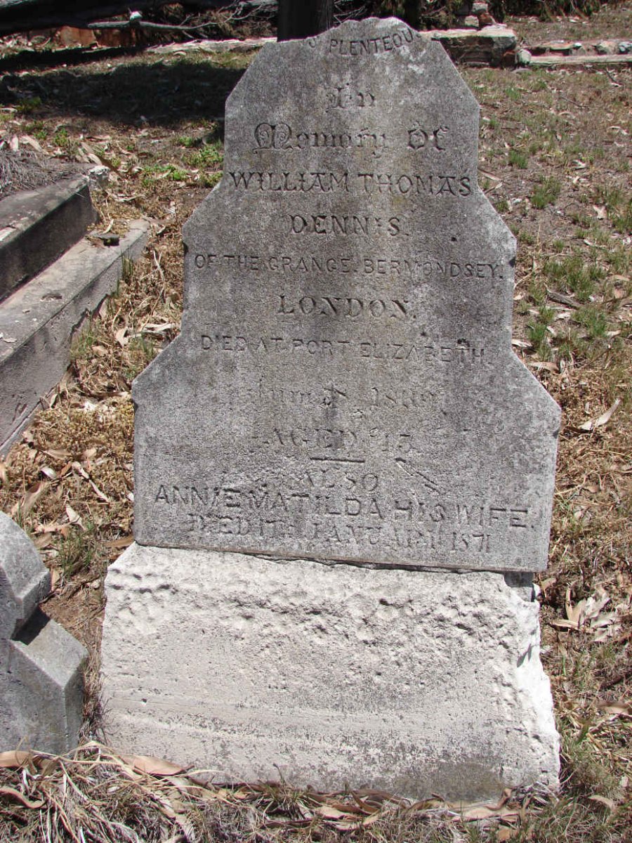 DENNIS William Thomas -18??  &amp; Annie Matilda -1871