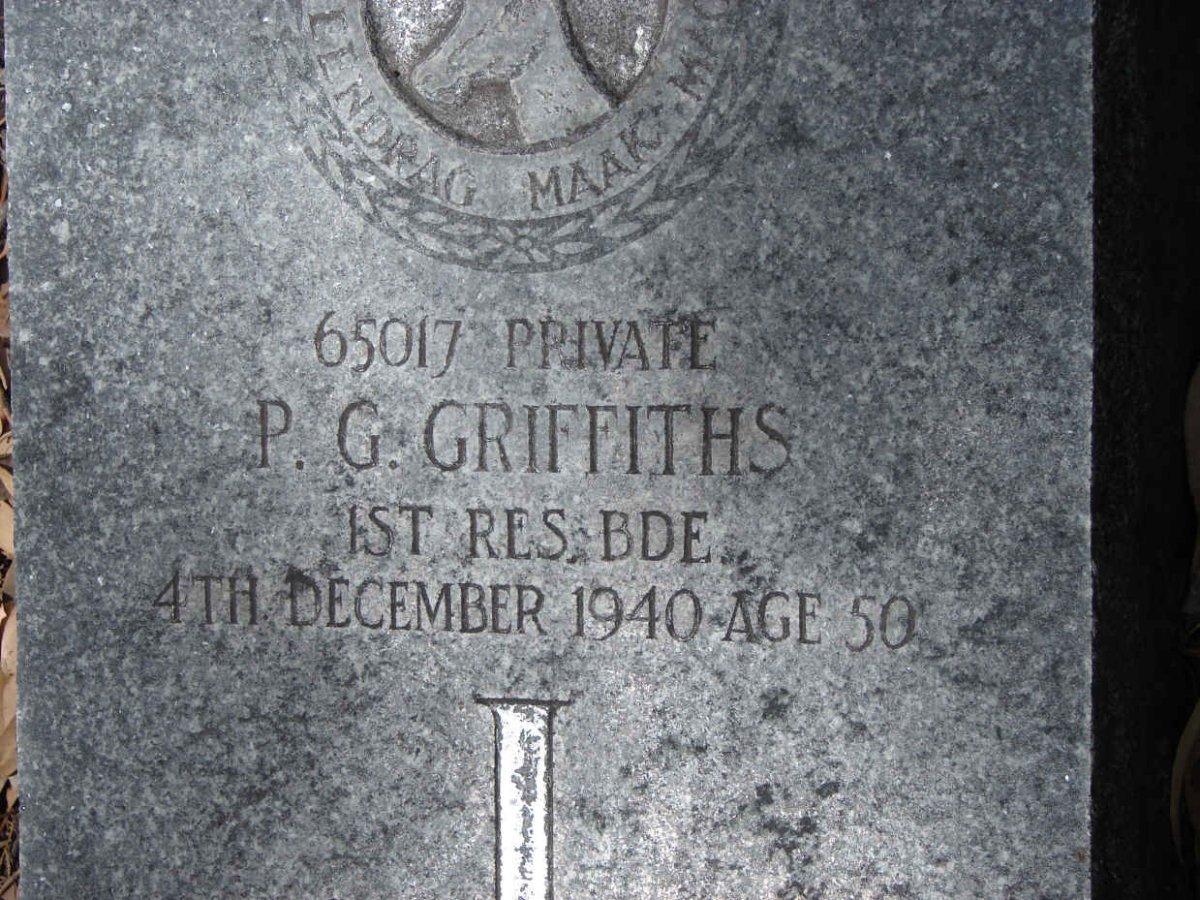 GRIFFITHS P.G. -1940