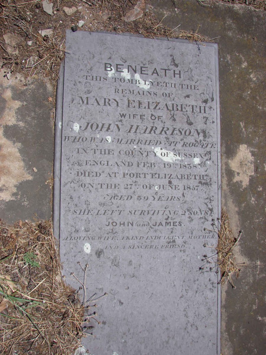 HARRISON Mary Elizabeth -185?7