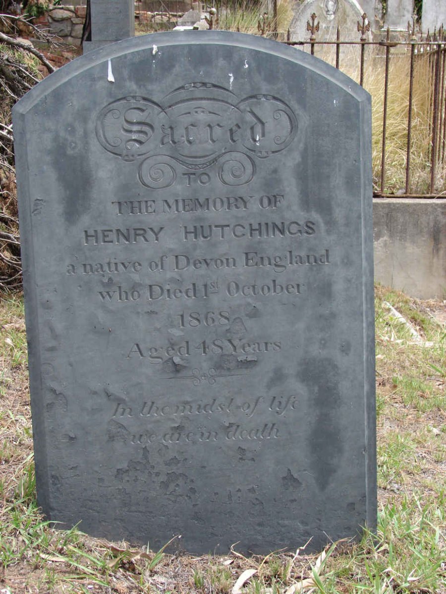 HUTCHINGS Henry -1868