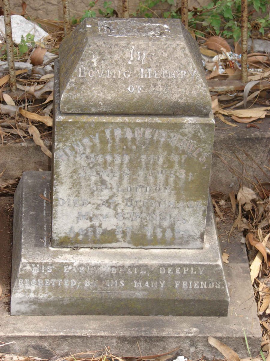 HAWES Henry Francis -1894