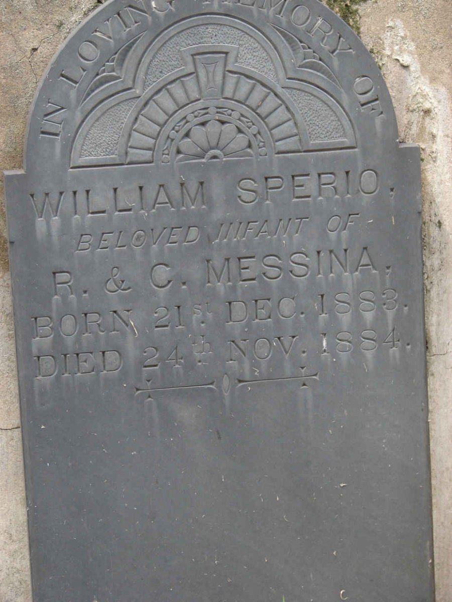 MESSINA William Sperio 1883-1884