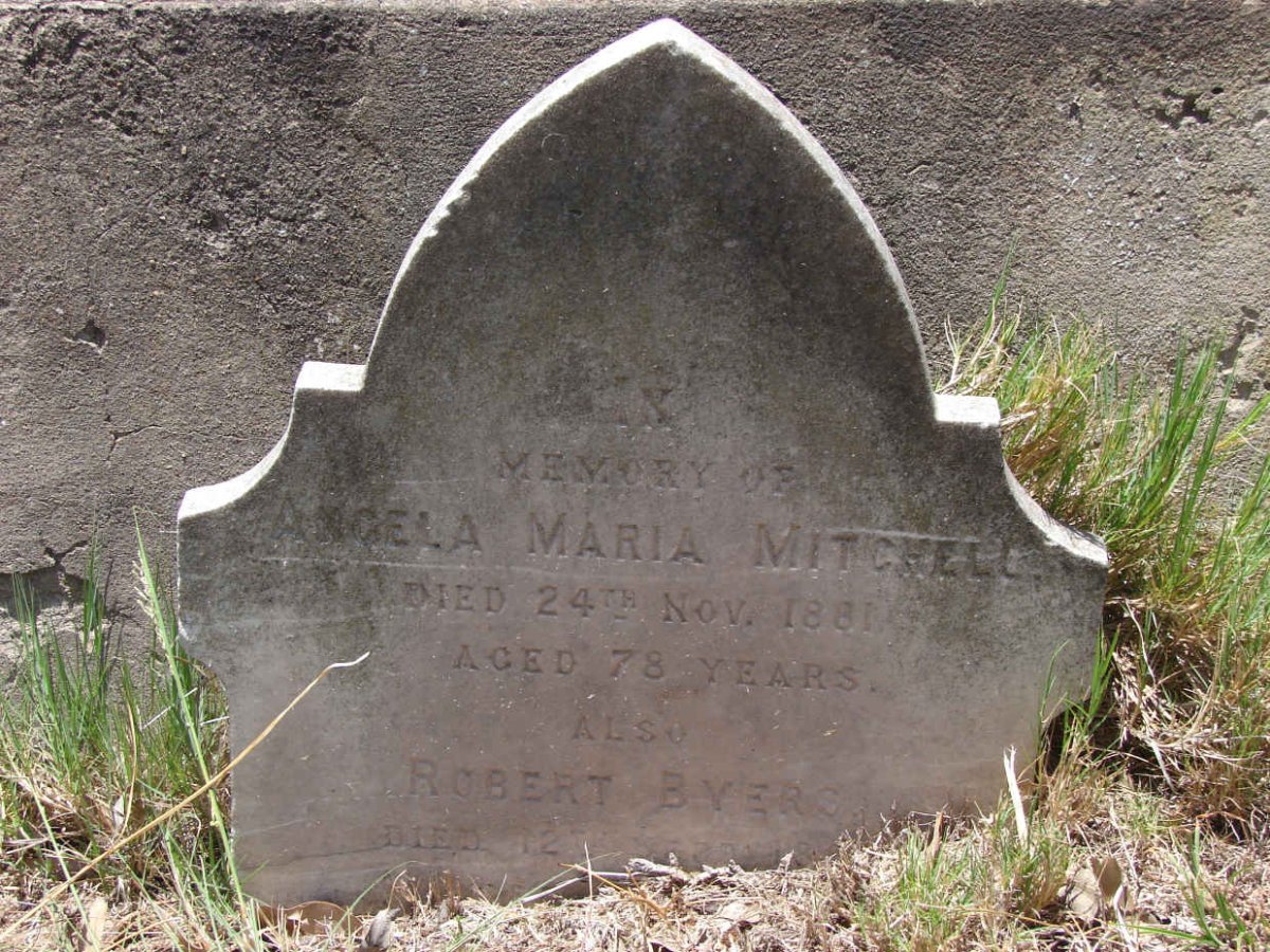 MITCHELL Angela Maria -1881 :: BYERS Robert  -?