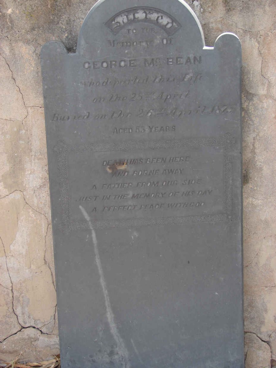McBEAN George -1875