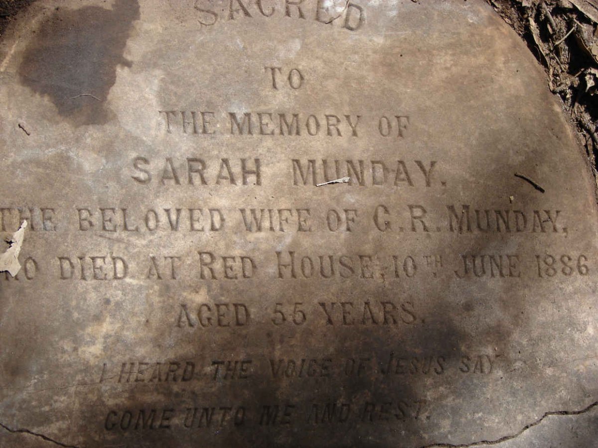 MUNDAY Sarah -1886 