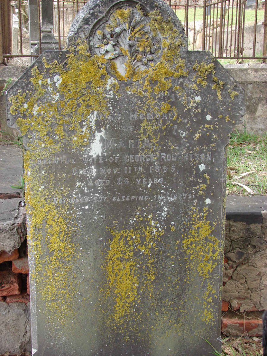 ROBERTSON Maria -1895 